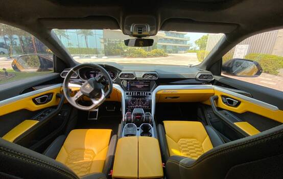 Lamborghini Urus Yellow rental in Dubai - CarHire24
